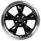 Machined Lip Black Replica Wheels fit Ford Mustang (Bullitt style) 17x8