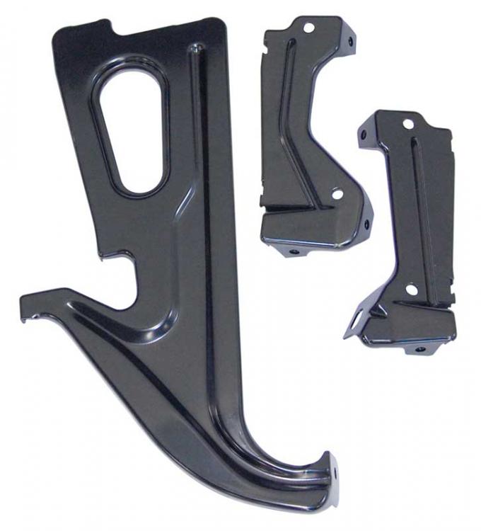 AMD Grille Support Bracket Set (3pcs), 70 Chevelle El Camino 152-3470-S