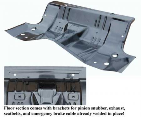 AMD Rear Floor / Under Rear Seat Pan, 68-70 Dodge Plymouth B-Body (Modify to fit 63-67) 420-1468