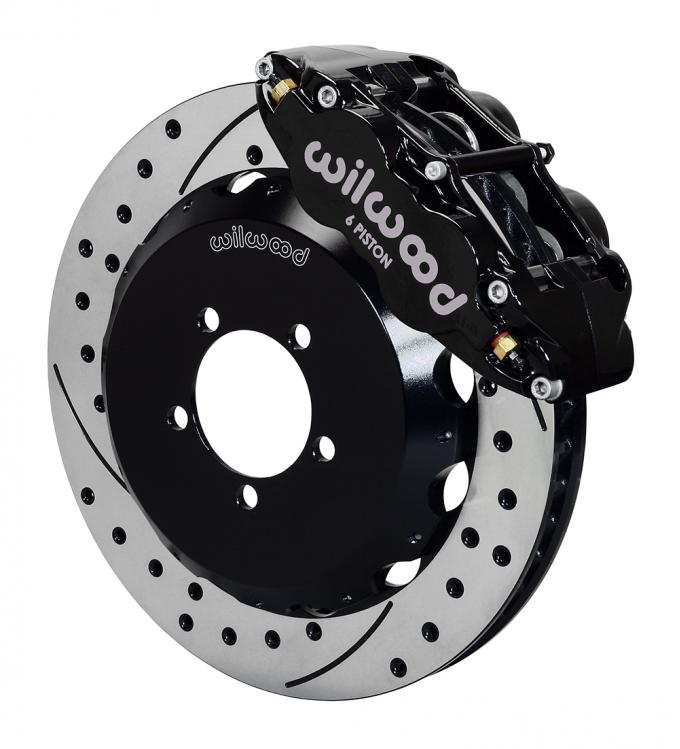 Wilwood Brakes Forged Narrow Superlite 6R Big Brake Front Brake Kit (Hat) 140-12874-D