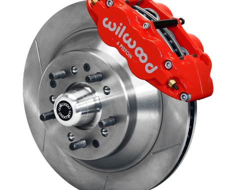 Wilwood Brakes Forged Narrow Superlite 6R Big Brake Front Brake Kit (Hub and 1PC Rotor) 140-12272-R