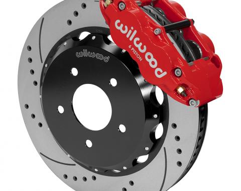 Wilwood Brakes 2007-2017 Jeep Wrangler Forged Narrow Superlite 6R Big Brake Front Brake Kit (Hat) 140-12440-DR