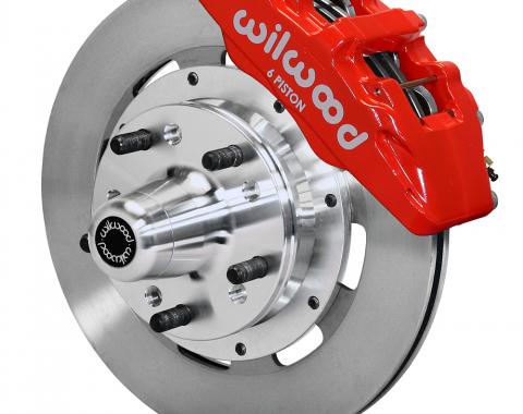 Wilwood Brakes Forged Dynapro 6 Big Brake Front Brake Kit (Hub) 140-15198-R