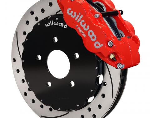 Wilwood Brakes 2002-2006 Mitsubishi Lancer Forged Narrow Superlite 6R Big Brake Front Brake Kit (Hat) 140-9284-DR