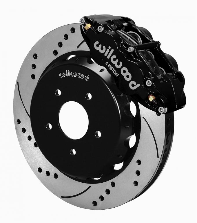 Wilwood Brakes 2004-2006 Pontiac GTO Forged Narrow Superlite 6R Dust-Seal Big Brake Front Brake Kit (Hat) 140-15408-D