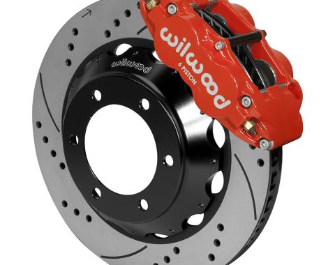 Wilwood Brakes Forged Narrow Superlite 6R Big Brake Front Brake Kit (Hat) 140-14578-DR