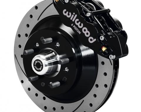 Wilwood Brakes Forged Narrow Superlite 6R Big Brake Front Brake Kit (Hub and 1PC Rotor) 140-12280-D