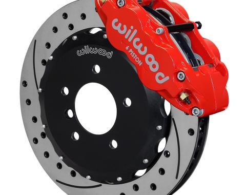 Wilwood Brakes Forged Narrow Superlite 6R Big Brake Front Brake Kit (Hat) 140-8797-DR