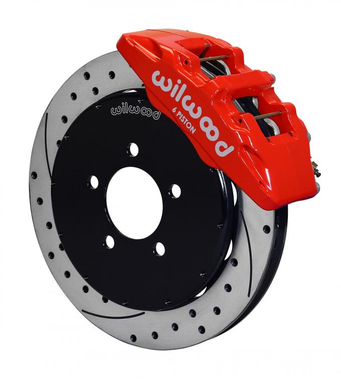 Wilwood Brakes 2004-2013 Mazda 3 Forged Dynapro 6 Big Brake Front Brake Kit (Hat) 140-13581-DR