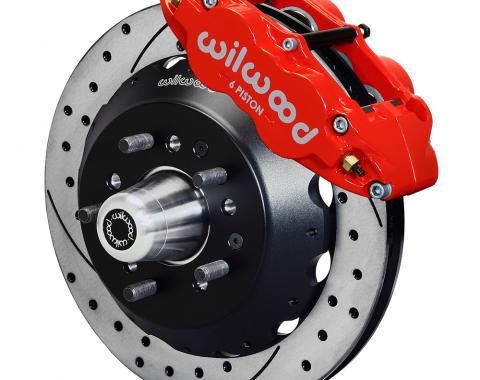 Wilwood Brakes Forged Narrow Superlite 6R Big Brake Front Brake Kit (Hub) 140-12637-DR