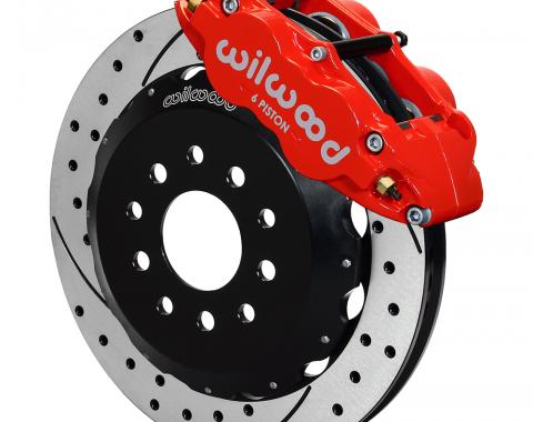 Wilwood Brakes Forged Narrow Superlite 6R Big Brake Front Brake Kit (Hat) 140-9834-DR