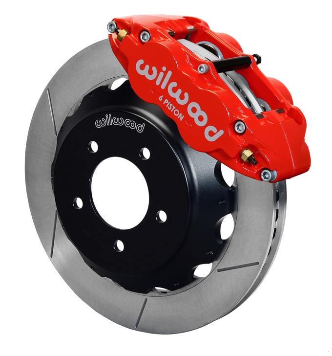 Wilwood Brakes 1993-1995 Mazda RX-7 Forged Narrow Superlite 6R Big Brake Front Brake Kit (Hat) 140-11964-R