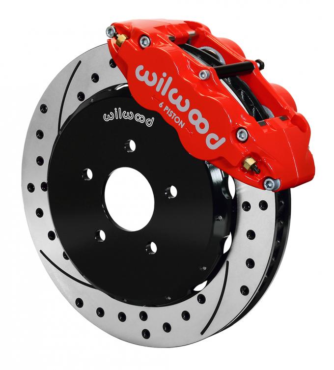 Wilwood Brakes Forged Narrow Superlite 6R Big Brake Front Brake Kit (Hat) 140-11584-DR