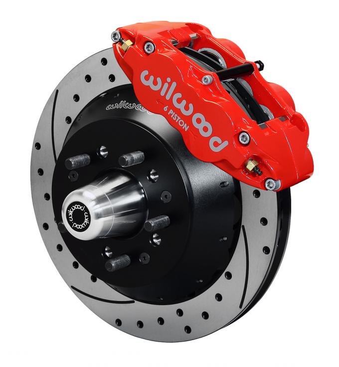 Wilwood Brakes Forged Narrow Superlite 6R Big Brake Front Brake Kit (Hub) 140-13630-DR