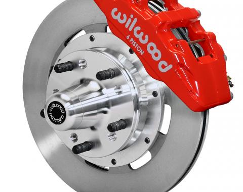 Wilwood Brakes Forged Dynapro 6 Big Brake Front Brake Kit (Hub) 140-12837-R