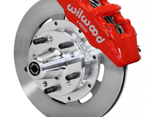 Wilwood Brakes Forged Dynapro 6 Big Brake Front Brake Kit (Hub) 140-10742-R