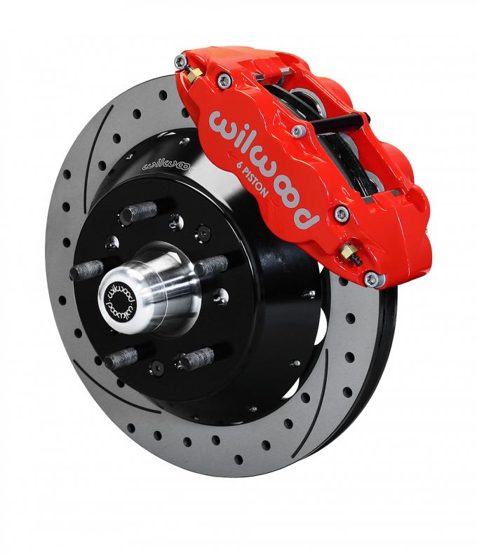 Wilwood Brakes Forged Narrow Superlite 6R Big Brake Front Brake Kit (5 x 5 Hub) 140-15156-DR