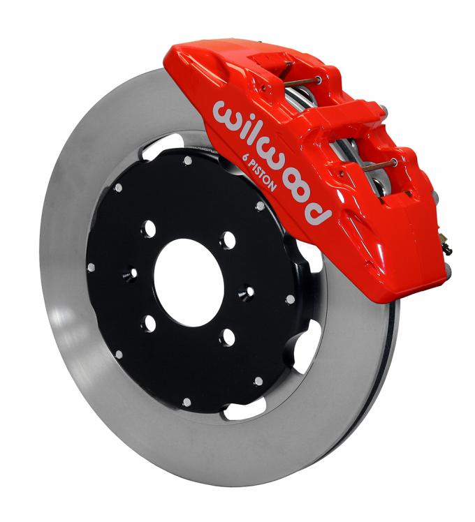 Wilwood Brakes Forged Dynapro 6 Big Brake Front Brake Kit (Hat) 140-10735-R