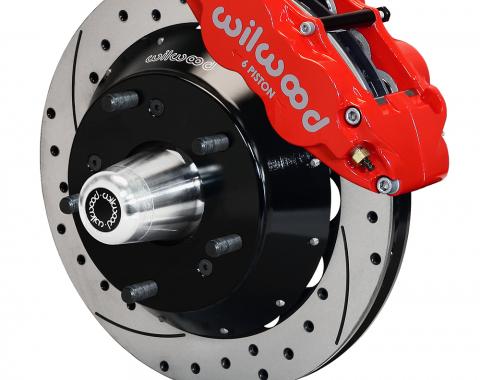 Wilwood Brakes Forged Narrow Superlite 6R Big Brake Front Brake Kit (Hub) 140-15279-DR