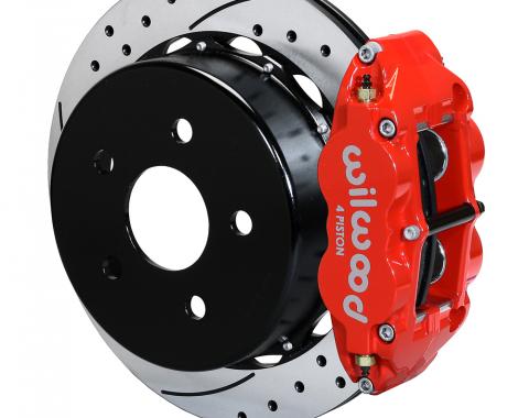 Wilwood Brakes 2007-2017 Jeep Wrangler Forged Narrow Superlite 4R Big Brake Rear Brake Kit For OE Parking Brake 140-13969-DR