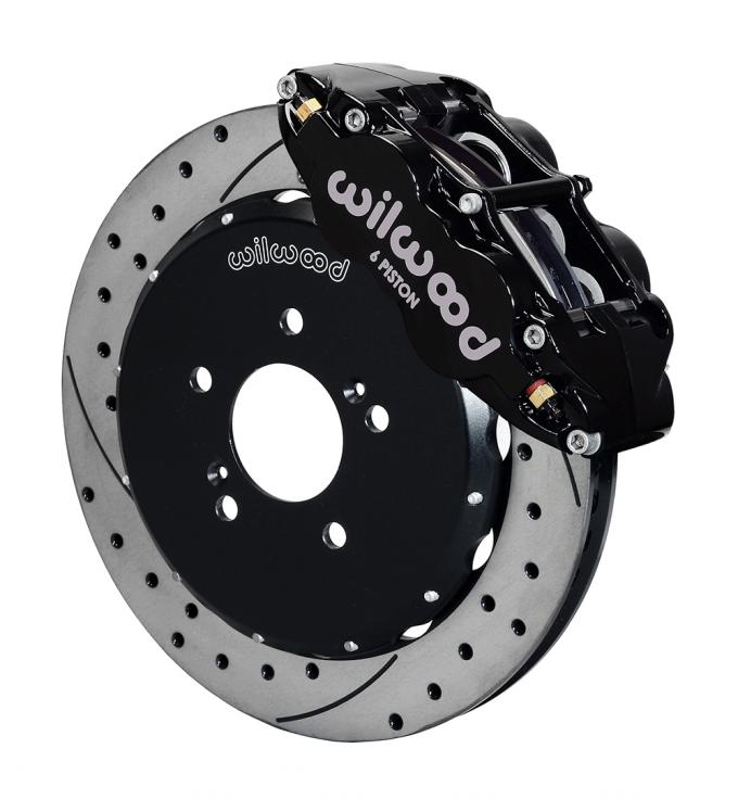 Wilwood Brakes 2000-2009 Honda S2000 Forged Narrow Superlite 6R Big Brake Front Brake Kit (Hat) 140-10309-D