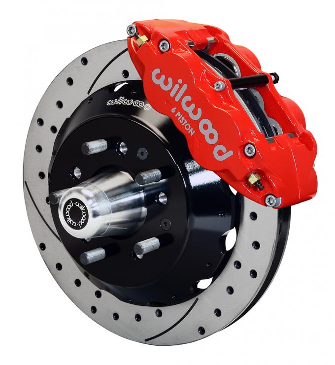 Wilwood Brakes Forged Narrow Superlite 6R Big Brake Front Brake Kit (Hub) 140-10486-DR