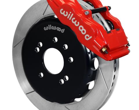 Wilwood Brakes 1989-1998 Nissan 240SX Forged Superlite 4 Big Brake Front Brake Kit (Hat) 140-9194-R