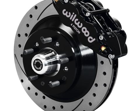 Wilwood Brakes Forged Narrow Superlite 6R Big Brake Front Brake Kit (Hub and 1PC Rotor) 140-12272-D