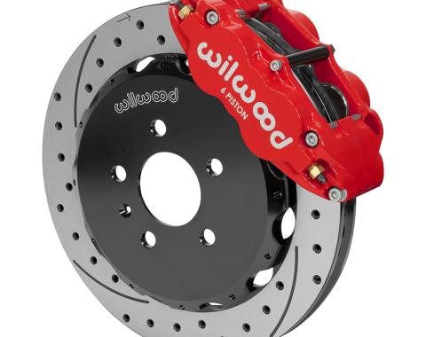 Wilwood Brakes Forged Narrow Superlite 6R Big Brake Front Brake Kit (Hat) 140-14487-DR