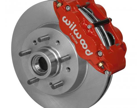 Wilwood Brakes Classic Series Forged Narrow Superlite 6R Front Brake Kit 140-14526-R