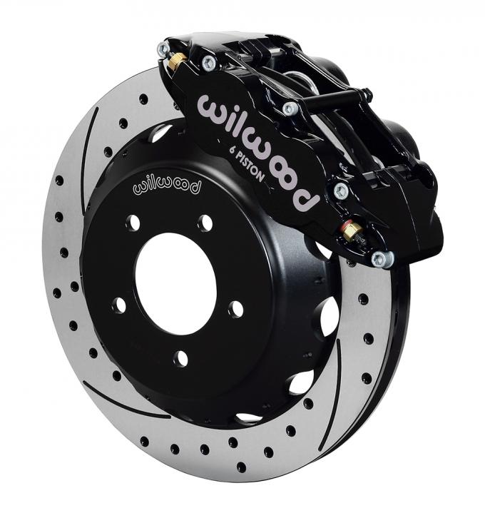 Wilwood Brakes 1993-1995 Mazda RX-7 Forged Narrow Superlite 6R Big Brake Front Brake Kit (Hat) 140-11964-D