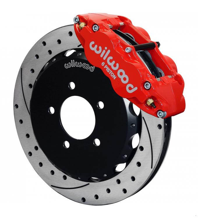 Wilwood Brakes Forged Narrow Superlite 6R Big Brake Front Brake Kit (Hat) 140-11978-DR