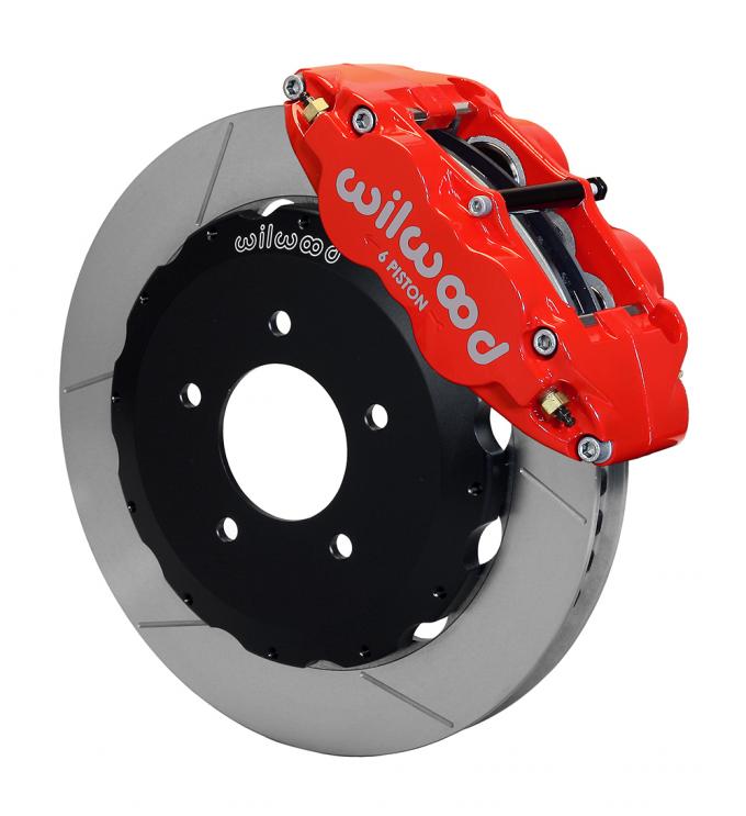 Wilwood Brakes Forged Narrow Superlite 6R Big Brake Front Brake Kit (Hat) 140-10968-R