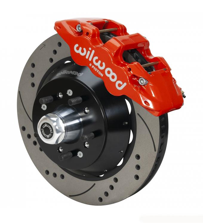 Wilwood Brakes 1968-1972 Ford F-100 AERO6 Big Brake Front Brake Kit 140-14842-DR