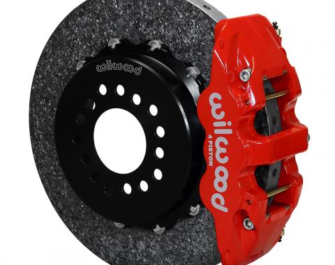 Wilwood Brakes AERO4 WCCB Carbon-Ceramic Big Brake Rear Parking Brake Kit 140-13164-CSICR