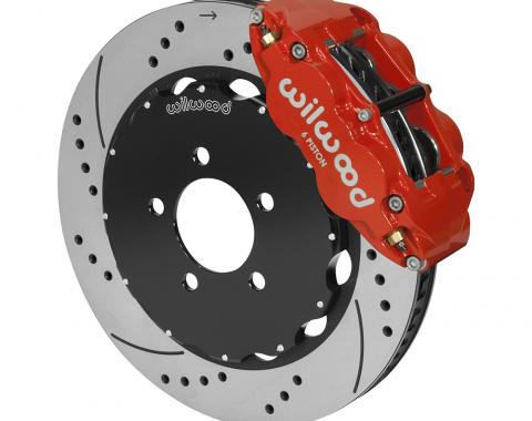 Wilwood Brakes Forged Narrow Superlite 6R Big Brake Front Brake Kit (Hat) 140-14681-DR