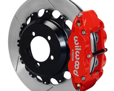 Wilwood Brakes Forged Narrow Superlite 4R Big Brake Rear Brake Kit For OE Parking Brake 140-12878-R