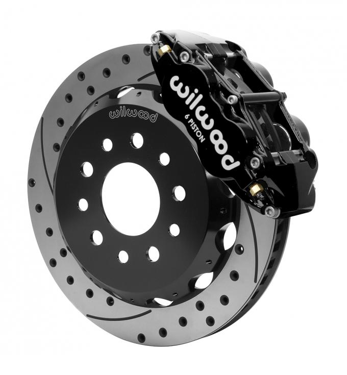 Wilwood Brakes 2007-2017 Jeep Wrangler Forged Narrow Superlite 6R Big Brake Front Brake Kit (Hat) 140-13880-D