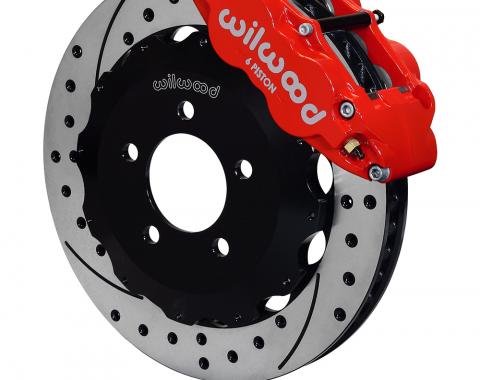 Wilwood Brakes Forged Narrow Superlite 6R Big Brake Front Brake Kit (Hat) 140-13765-DR