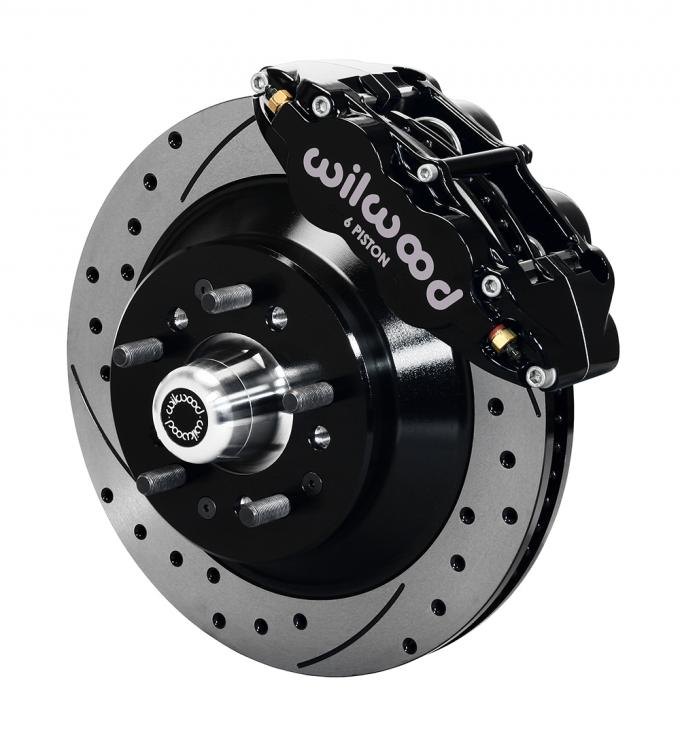 Wilwood Brakes Forged Narrow Superlite 6R Big Brake Front Brake Kit (Hub and 1PC Rotor) 140-12276-D