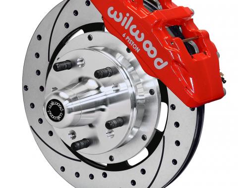 Wilwood Brakes Forged Dynapro 6 Big Brake Front Brake Kit (Hub) 140-10740-DR