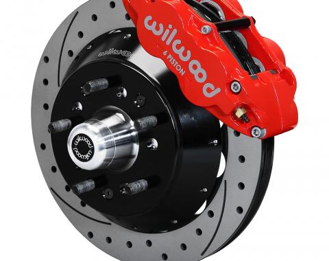 Wilwood Brakes Forged Narrow Superlite 6R Big Brake Front Brake Kit (5 x 5 Hub) 140-15156-DR