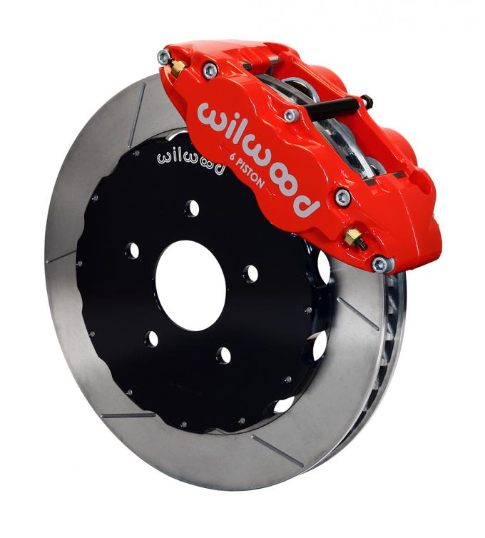 Wilwood Brakes Forged Narrow Superlite 6R Big Brake Front Brake Kit (Hat) 140-8031-R