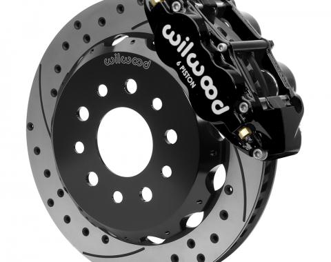 Wilwood Brakes 2007-2017 Jeep Wrangler Forged Narrow Superlite 6R Big Brake Front Brake Kit (Hat) 140-13880-D