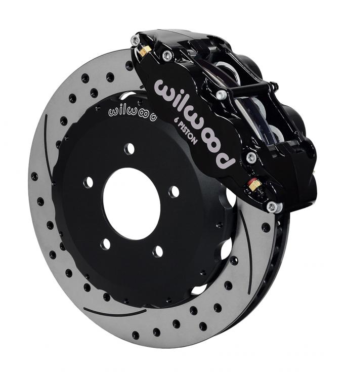 Wilwood Brakes Forged Narrow Superlite 6R Big Brake Front Brake Kit (Hat) 140-10968-D