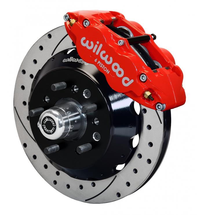 Wilwood Brakes Forged Narrow Superlite 6R Big Brake Front Brake Kit (Hub) 140-13225-DR