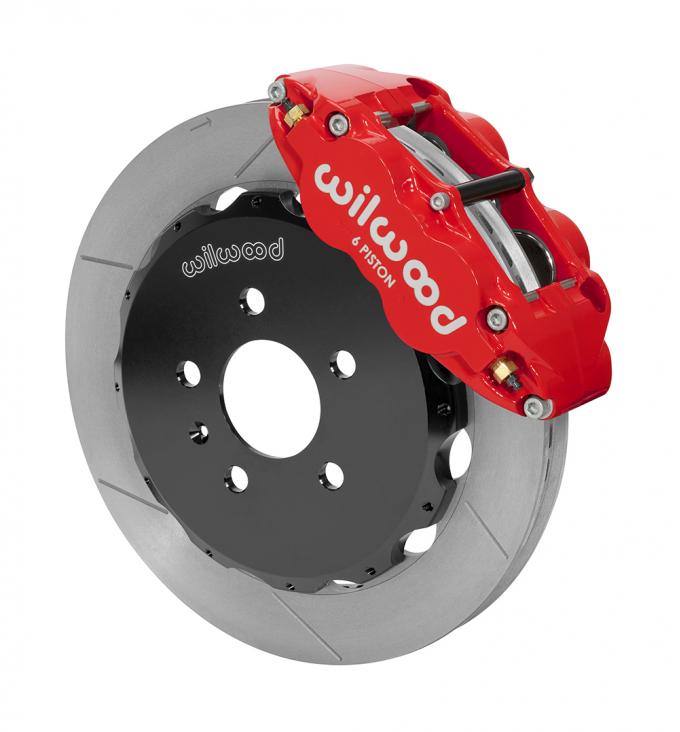 Wilwood Brakes Forged Narrow Superlite 6R Big Brake Front Brake Kit (Hat) 140-14487-R