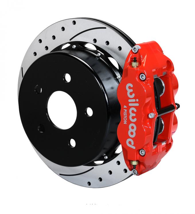 Wilwood Brakes 2007-2017 Jeep Wrangler Forged Narrow Superlite 4R Big Brake Rear Brake Kit For OE Parking Brake 140-14066-DR