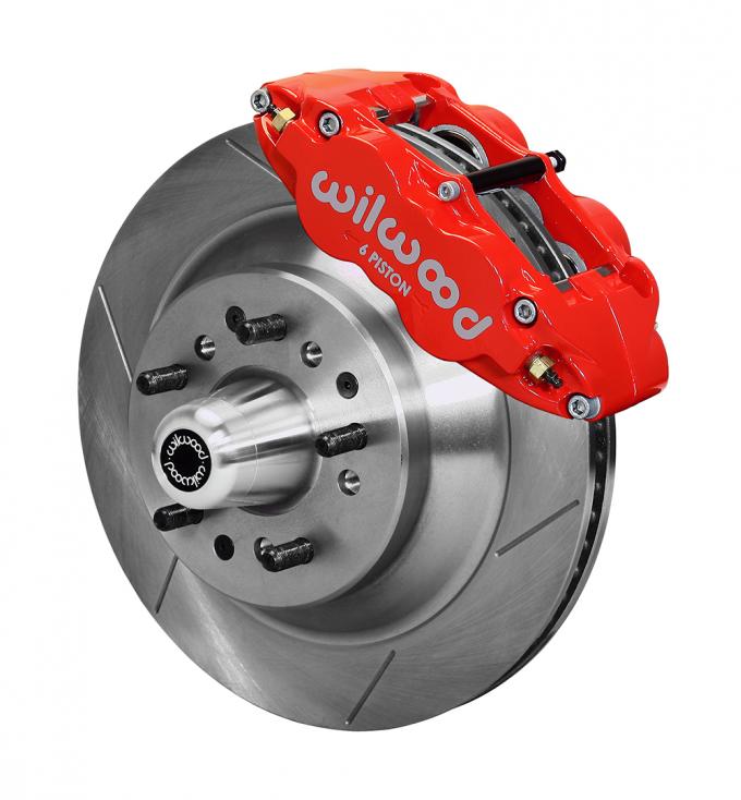 Wilwood Brakes Forged Narrow Superlite 6R Big Brake Front Brake Kit (Hub and 1PC Rotor) 140-13654-R