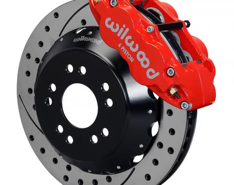 Wilwood Brakes 1965-1982 Chevrolet Corvette Forged Narrow Superlite 6R Big Brake Front Brake Kit (Hat) 140-10617-DR